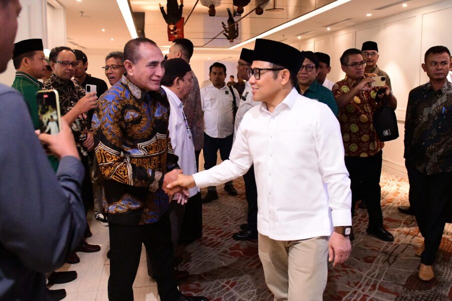 Bak Gayung Bersambut, Edy Rahmayadi Hadiri Undangan Cak Imin
