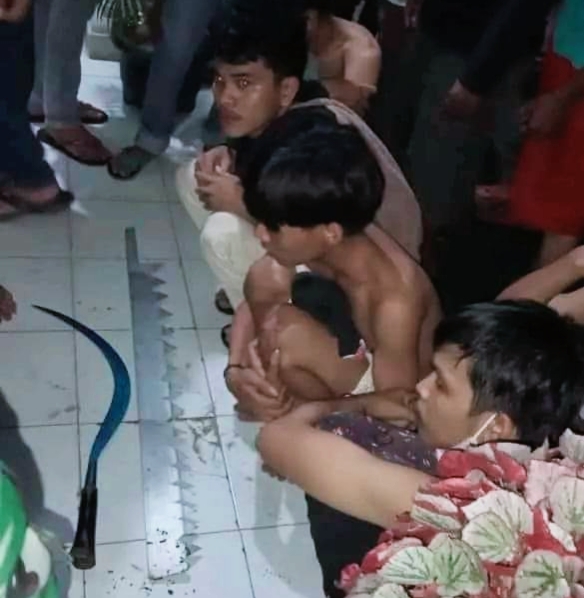 Pamer Sajam Sepanjang 1 Meter, Diciduk Polsek
