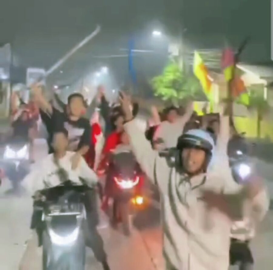 Konvoi Geng Motor di Kota Medan Mengganas, Bersajam Panjang