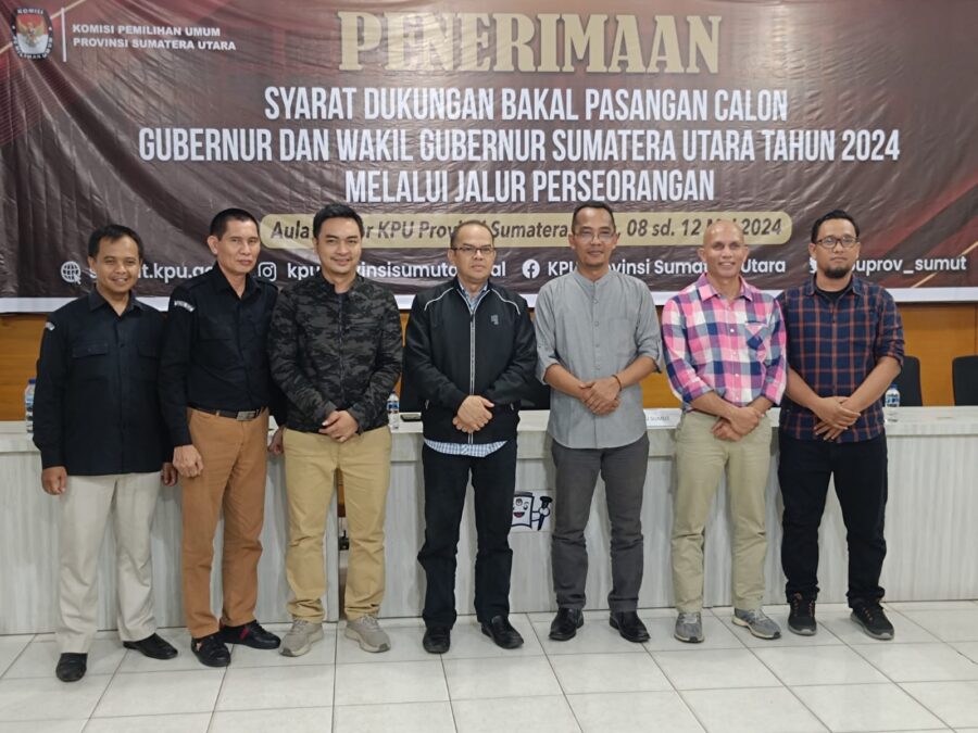 Resmi Ditutup KPU Sumut, Pilgubsu 2024 Digelar Tanpa Paslon Jalur Perseorangan