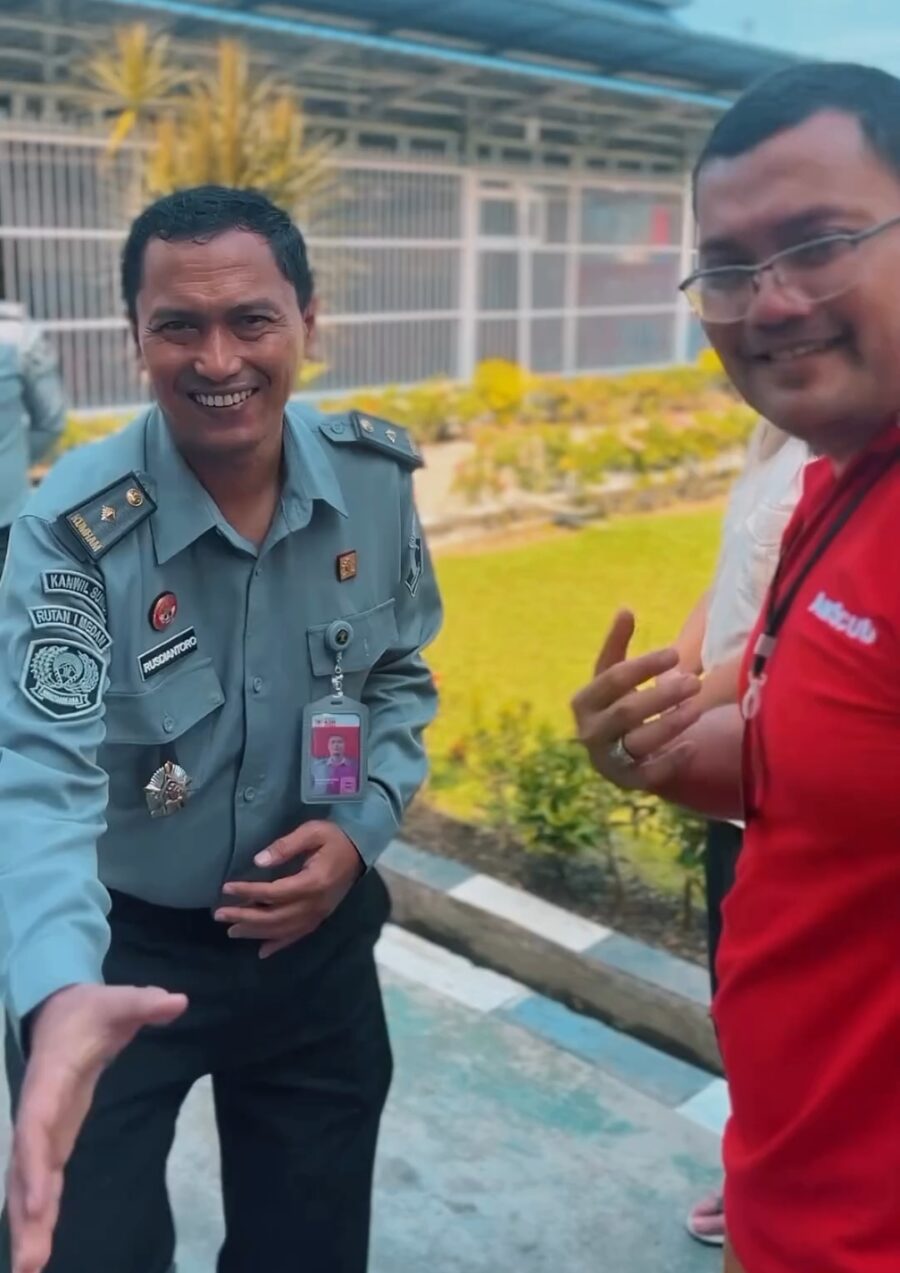 2000 Bibit Ikan Lele Diberikan Kepada Warga Binaan Rutan Medan