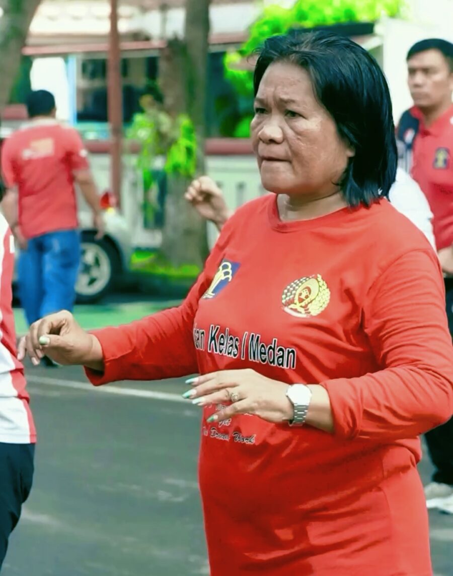 Ceria Bersama Netti Sibarani di Senam Pagi