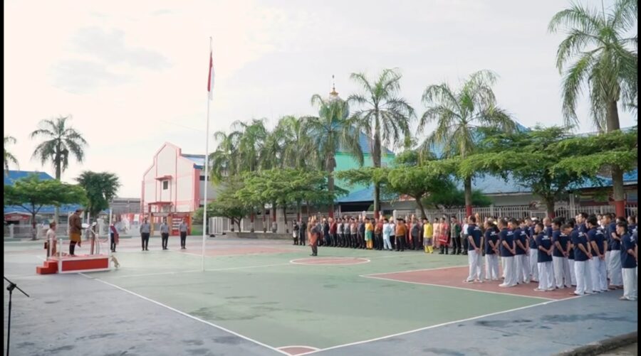 Semarak Hari Lahir Pancasila Sekaligus Lomba Body Contest di Rutan 1 Medan