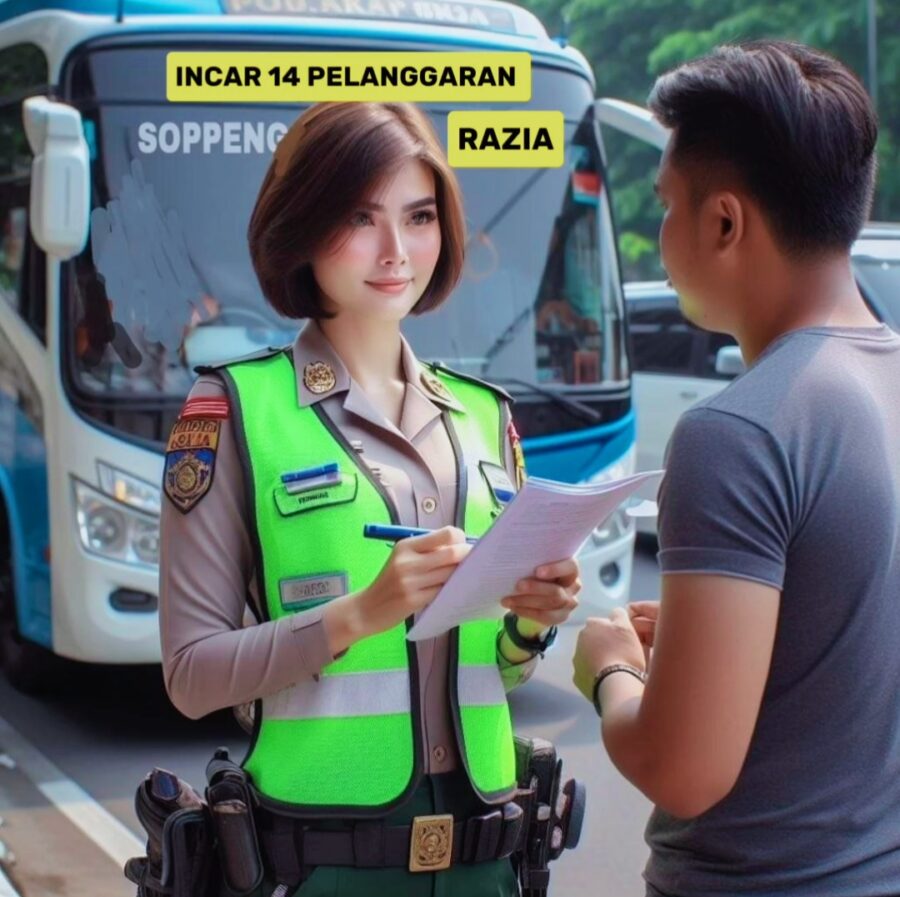 Incar 14 Pelanggaran di Operasi Patuh Hari Ini