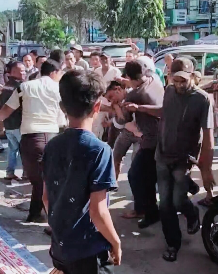 Diduga Maling Sepeda Motor di Tugu Binjai Pelaku Terjebak Lampu Merah
