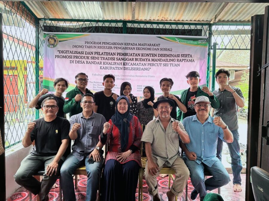 Sanggar Budaya Mandailing Raptama Terima Situs Daring