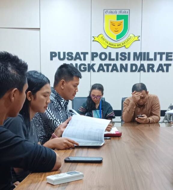 Puspom AD TNI Diminta Segera Menindak Lanjuti Laporan Eva M Pasaribu 