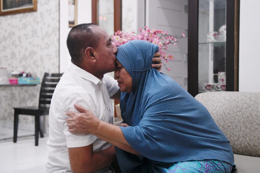 Edy Rahmayadi Minta Restu Ibu Sebagai Bakal Gubernur Sumatera Utara.