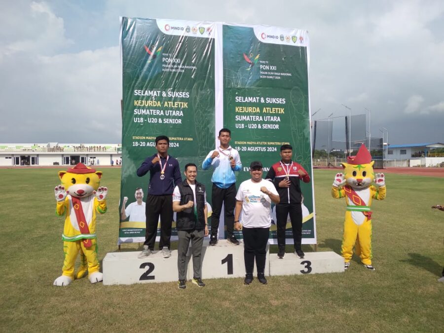 Kejurda Atletik Sumut Pecahkan Rekor Diikuti 1620 Peserta