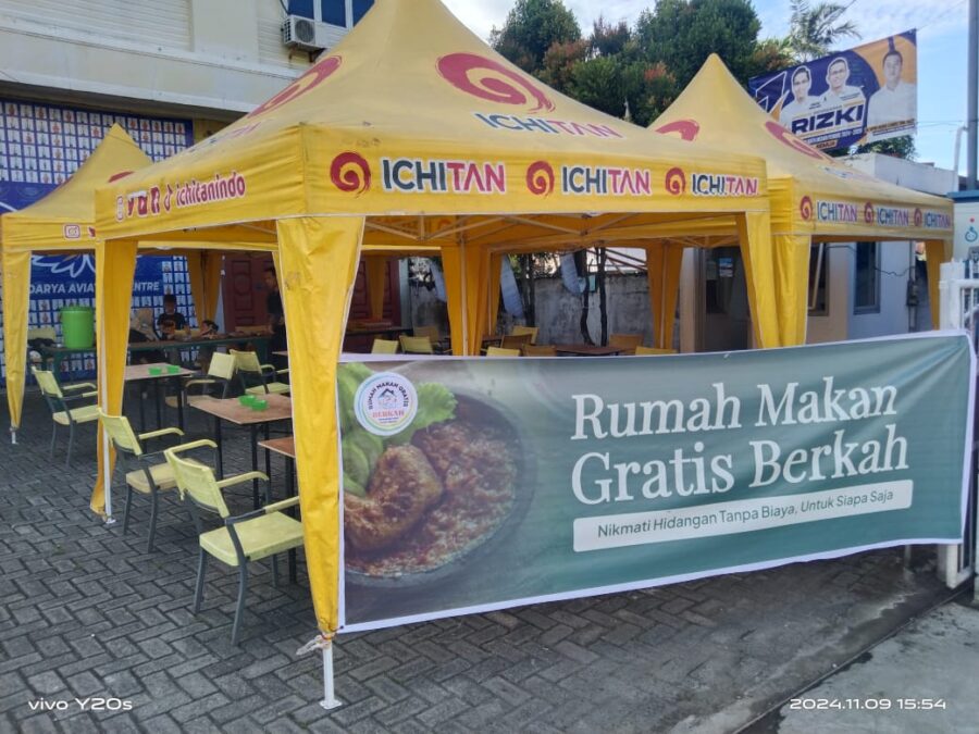 Rumah Makan Gratis Berkah Pertama di Kota Medan Sukses Terselenggara