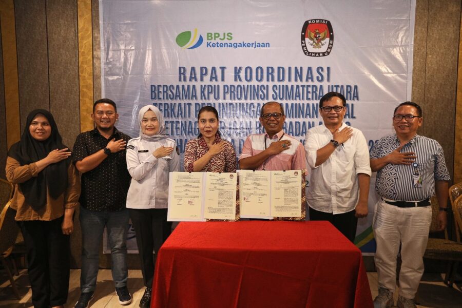 BPJS Ketenagakerjaan Lindungi 30.000 Petugas Ad Hoc KPU Medan di Pilkada 2024