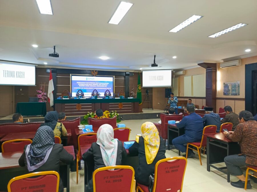 Forwakum Sumut Jadi Narasumber di Pelatihan Hakim Juru Bicara Mahkamah Agung