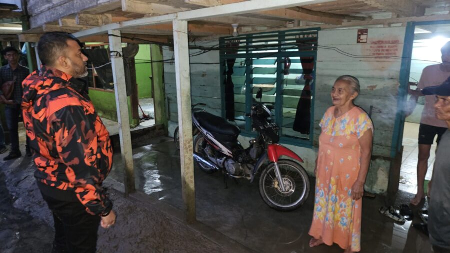 Rommy Van Boy Serap Aspirasi Korban Banjir di Kota Medan