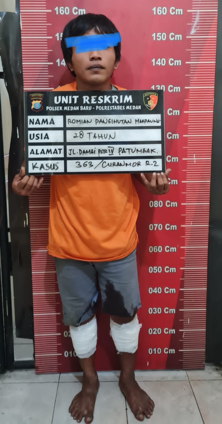 Kabur Saat Ditangkap Kaki Pelaku Curanmor Ditembak Polisi