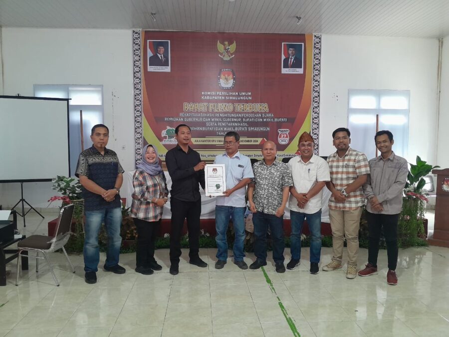 Bupati dan Wakil Bupati Simalungun Terpilih 2024
