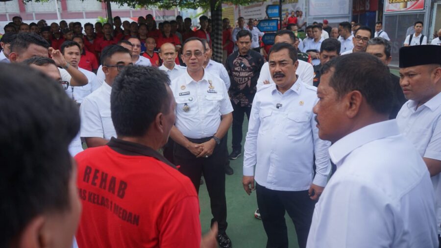 Menteri Imigrasi dan Pemasyarakatan Kunjungi Lapas Medan