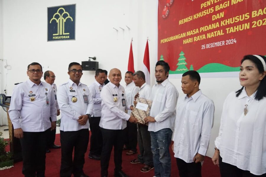 Ribuan Warga Binaan Mendapat Remisi Natal di Sumut