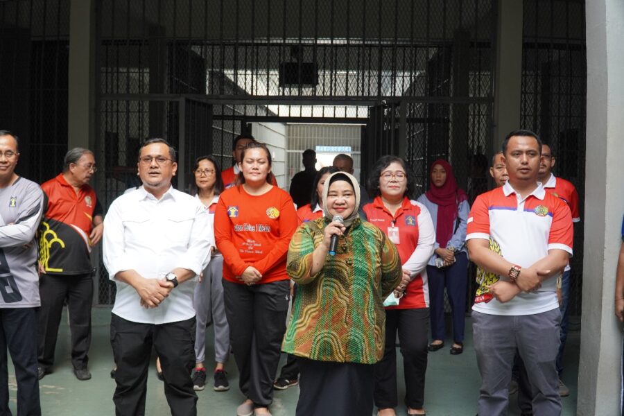 Blok Rehabilitasi Mendapat Apresiasi dari Dirwatkeshab di Rutan I Medan