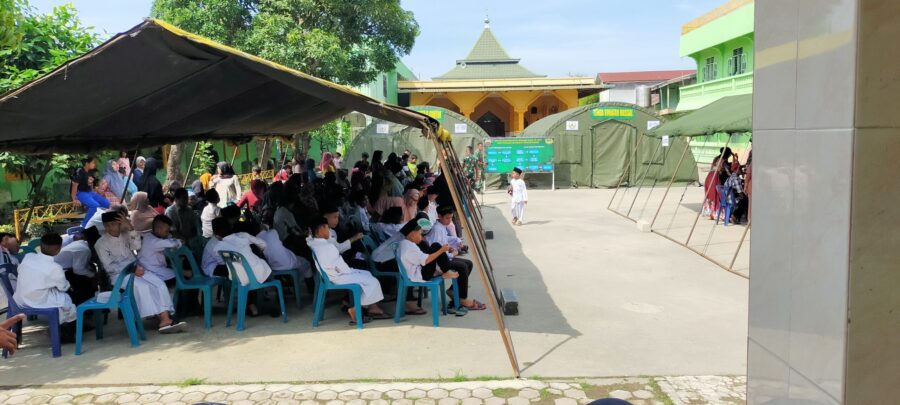 RS Putri Hijau Baksos Pengobatan Gratis dan Sunatan Massal di Al Washliyah