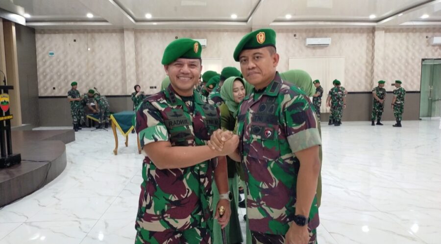 Dandim 0201/Medan Pimpin Upacara Korp Kenaikan Pangkat Perwira