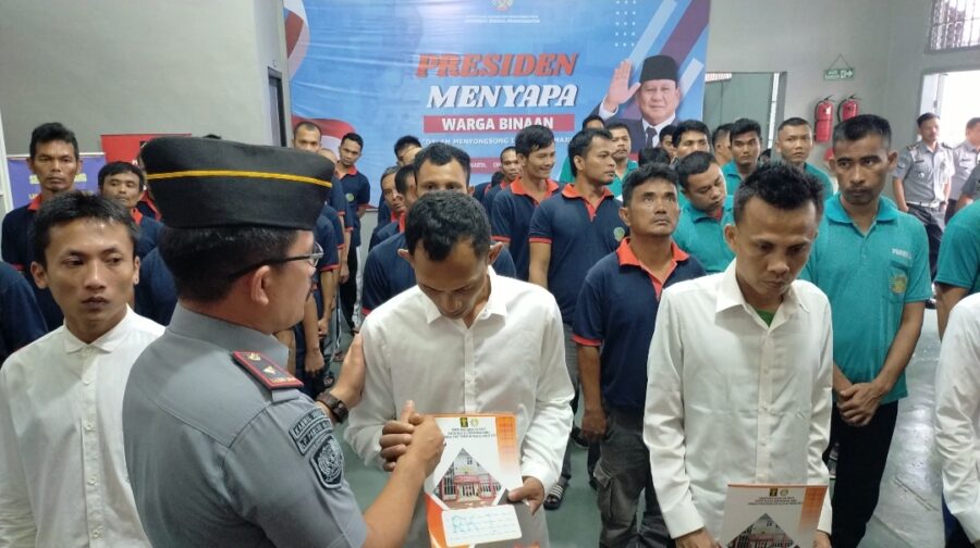 1 Orang Langsung Bebas, Hak Remisi Natal 146 di Lapas Pancur Batu