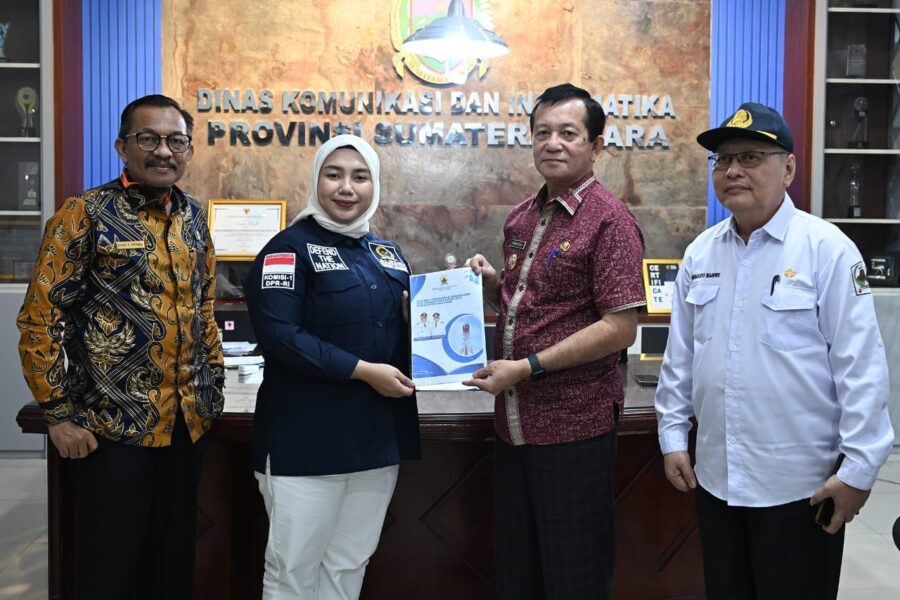 DPR RI Kunker ke Kominfo Sumut Bahas Blankspot di Nias