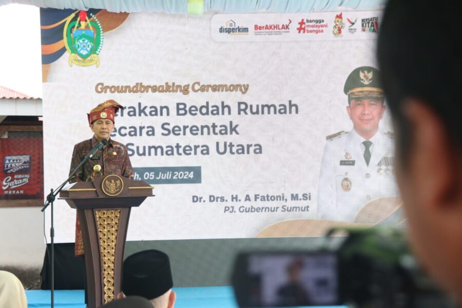 Percepat Program 3 Juta Rumah,Pj Gubernur Fatoni Minta Hal Ini pada Bupati dan Walikota