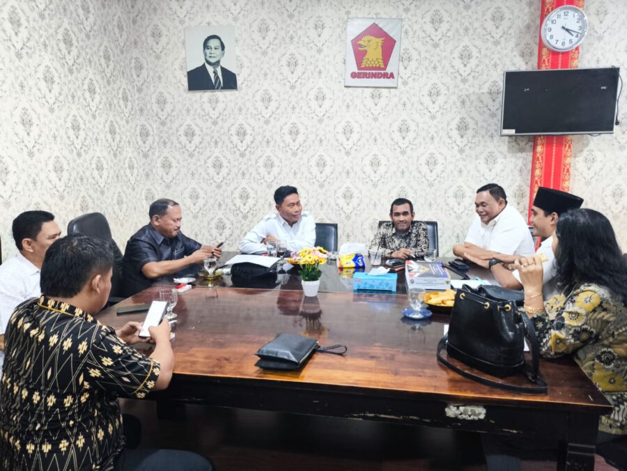 Lom Lom Suwondo Silaturahmi ke Fraksi Gerindra DPRD Kab Deliserdang