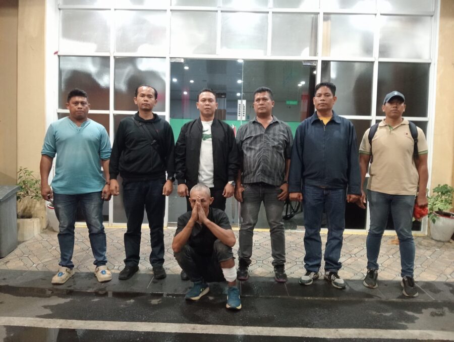 Tim Reskrim Polsek Medan Baru Tembak Kaki Pelaku Pencurian di Rumah Ibadah Viahara
