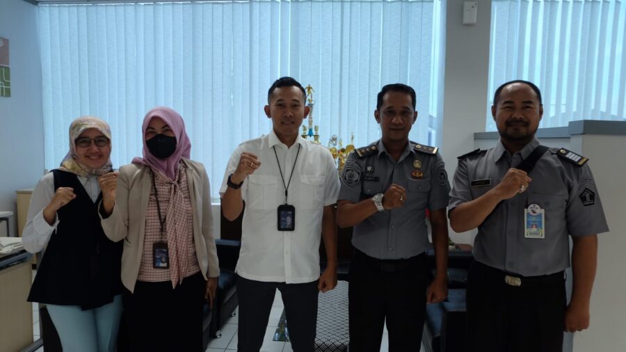 Plt. Kepala Rutan Kelas IIB Rantau Silaturahmi dengan Kepala Cabang BRI Rantau