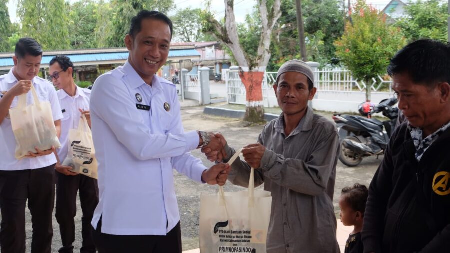 Rutan Rantau Salurkan Bantuan Sosial dalam Program Akselerasi Menteri Imipas
