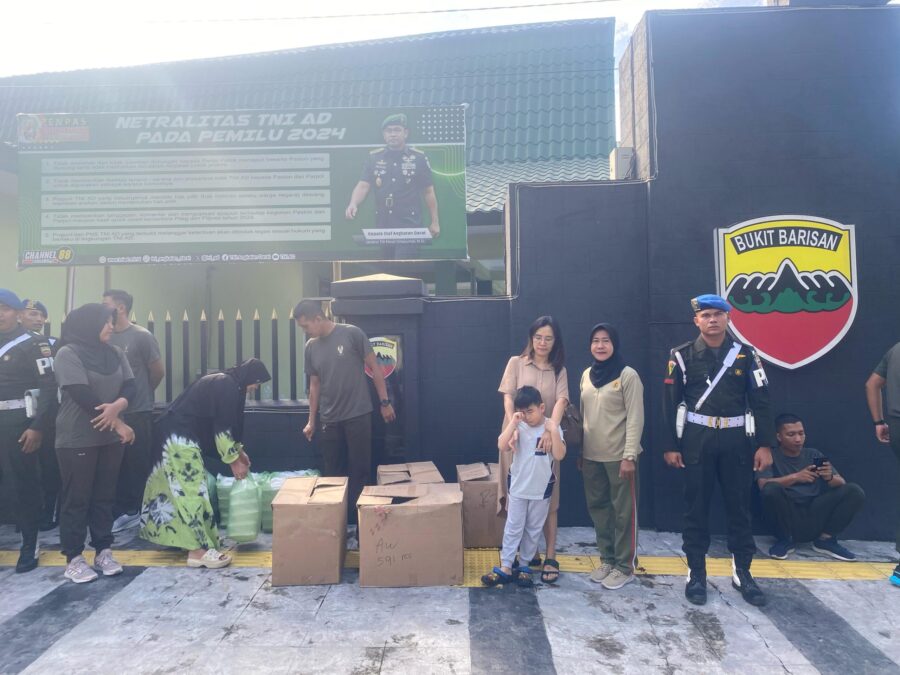 Berbagi Kebaikan, Denpom 1/5 Medan Terus Gelar Jumat Berkah