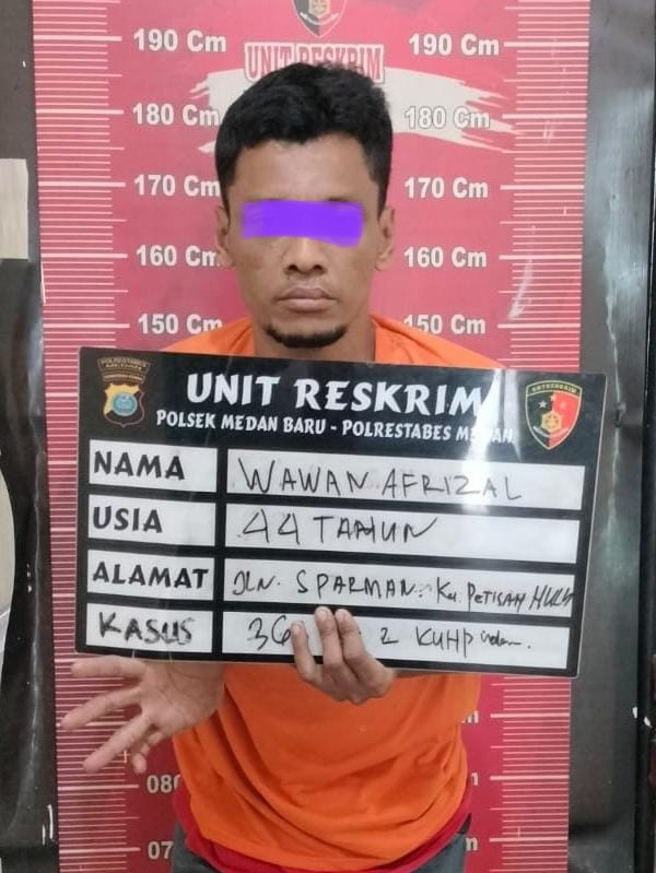 Tim Reskrim Polsek Medan Baru Tembak Pencuri Rumah Kosong