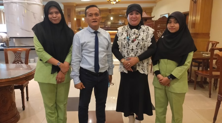 Silaturahmi Perwakilan Pujaksuma Elrita Zain SE Bersama Hotel Madani Medan Upaya Meningkatkan Perlindungan Wanita dan Anak