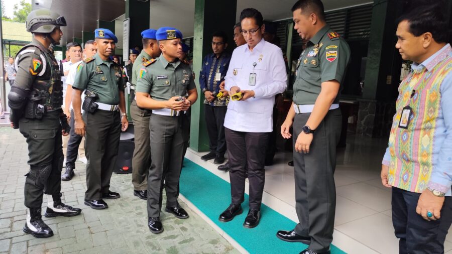 Wali Kota Medan Datangi Kantor Dandenpom I/5 Medan Bangun Sinergisitas