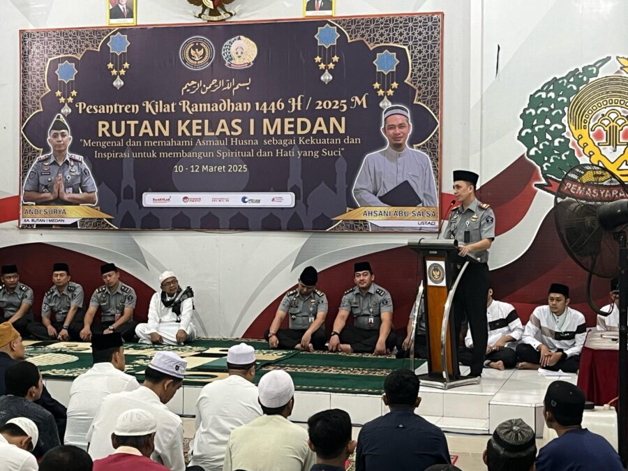 Pembukaan Pesantren Kilat Ramadhan Bagi Warga Binaan Rutan Kelas I Medan