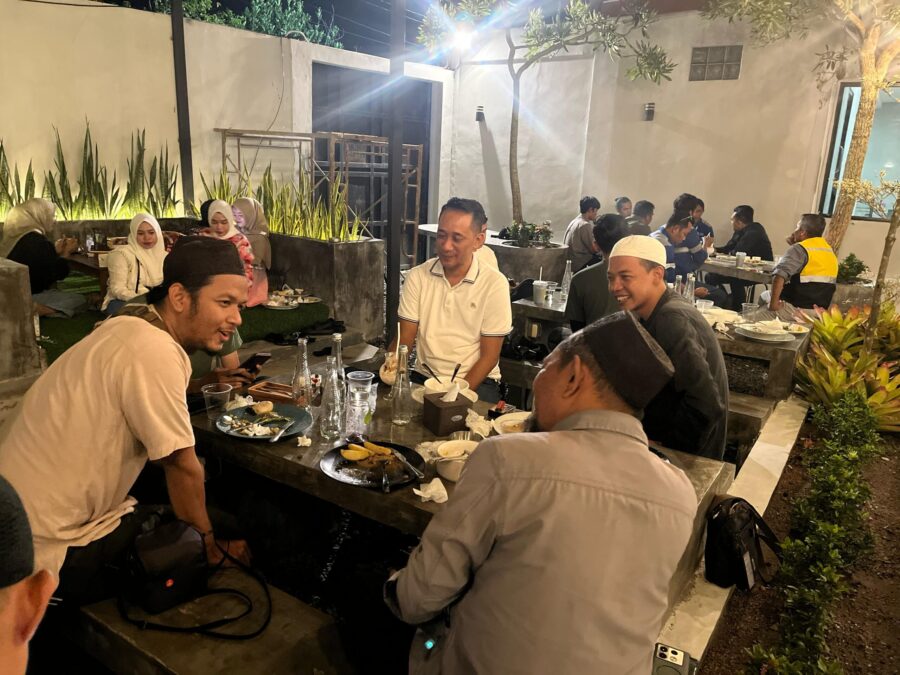 Bukber Bareng Awak Media, Plt Karutan Rantau Sampaikan Program Pembinaan