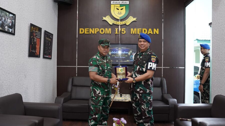 Safari Ramadhan 1446 H, Pangdam I/BB Sambangi Markas Denpom 1/5 Medan
