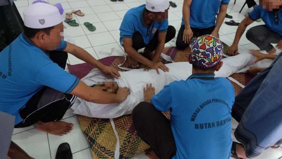Kemenag Tapin Adakan Kegiatan Pelatihan Pengurusan Jenazah Bagi WBP Rutan Rantau