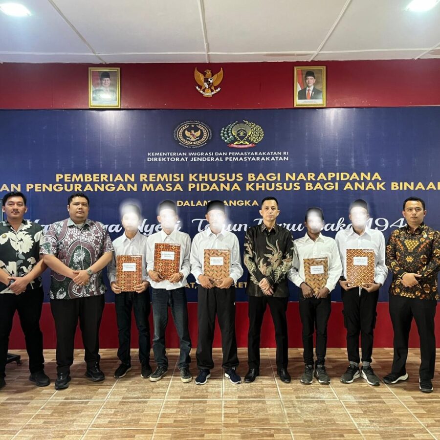 1327 Warga Binaan Rutan Kelas 1 Medan Terima Remisi Hari Raya Idul Fitri dan Hari Raya Nyepi