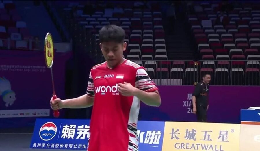 Zaki Ubaidillah Pastikan Kemenangan Indonesia atas Inggris di Piala Sudirman