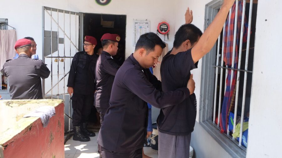 Operasi Senyap di Balik Jeruji, Intip Penggeledahan Rutin Rutan Kelas IIB Rantau