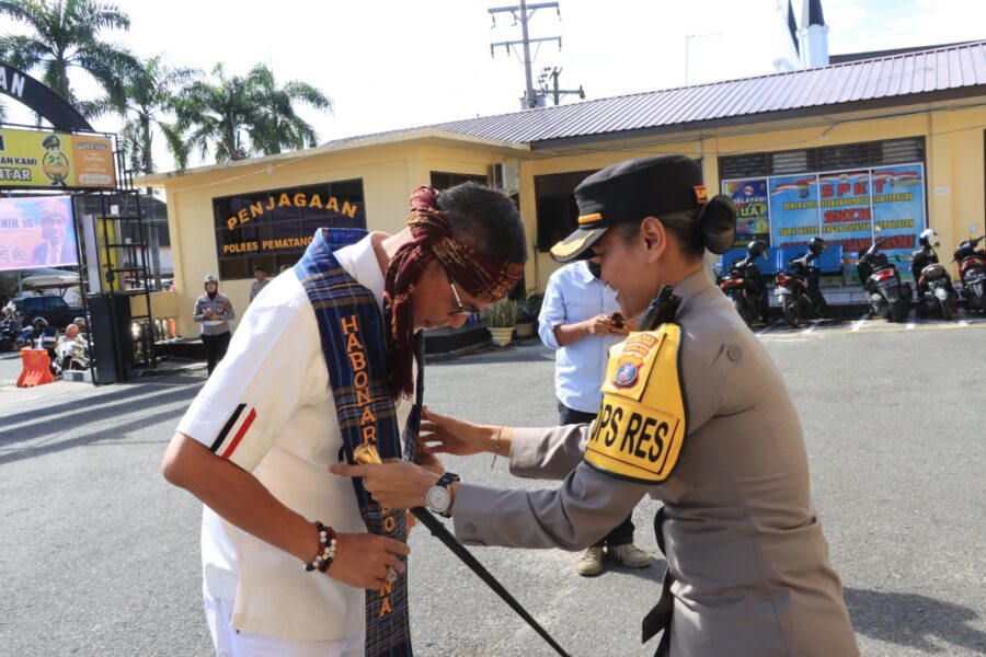 Kapolres Pematangsiantar Terima Kunker Reses Anggota Komisi III DPR RI Dr. Hinca IP Panjaitan, SH, MH,ACCS