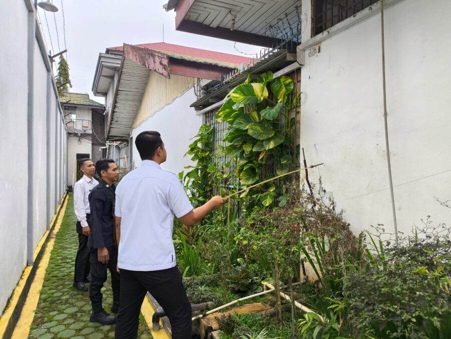 Perketat Keamanan, Rutan Kelas IIB Rantau Gelar Deteksi Dini di Area Branggang