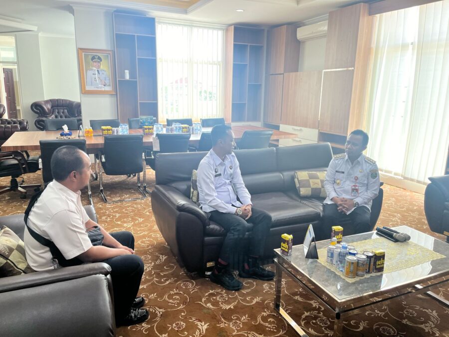Tingkatkan Pelayanan Warga Binaan, Plt.Karutan Silahturahmi Ke Bupati Tapin.