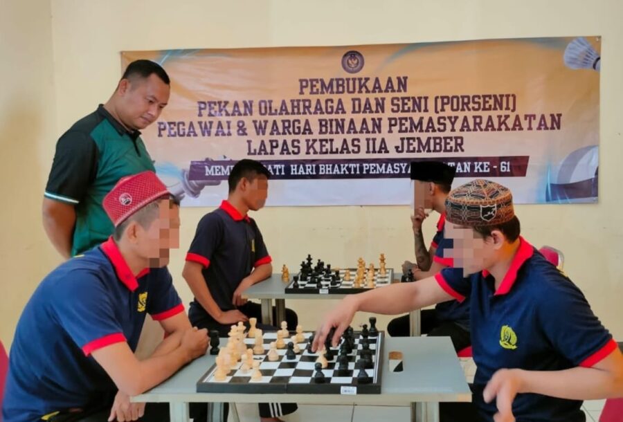 Lapas Jember Gelar PORSENI, Peringati HBP ke 61