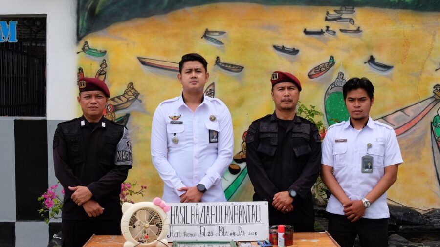 Perkuat Keamanan, Rutan Rantau Laksanakan Penggeledahan Rutin