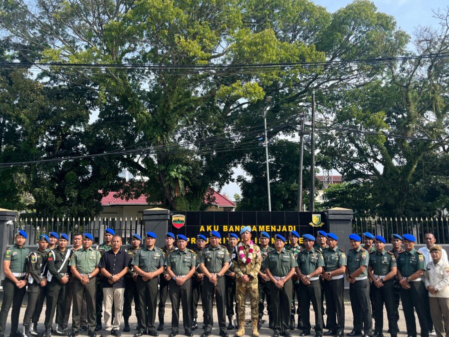 Denpom 1/5 Medan Gelar Giat Penerimaan Personel Kembali dari Penugasan Satgas Unifil SWMPU Konga XXV-P
