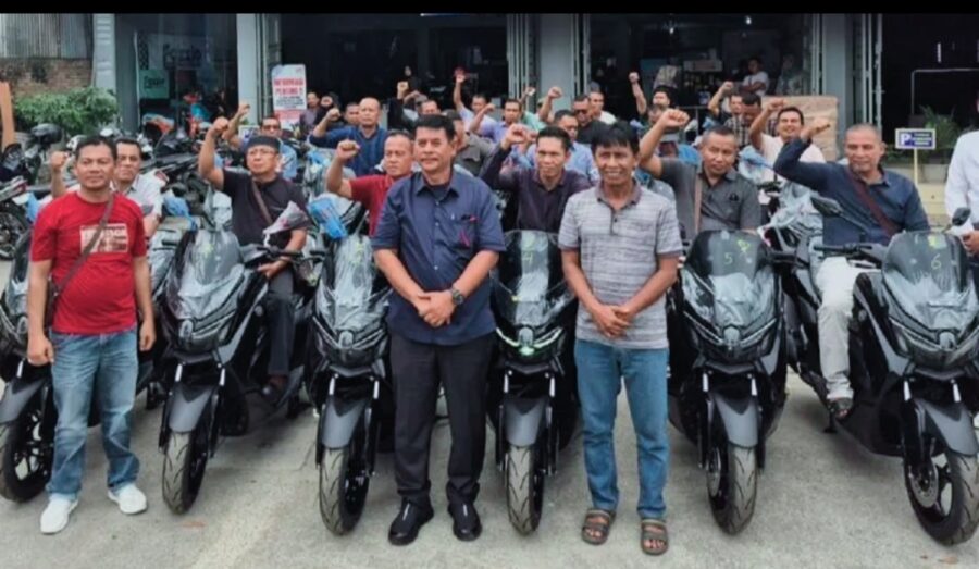 Kades Serdang Bedagai Terima Yamaha N Max Pinjam Pakai Menunjang Kinerja Desa