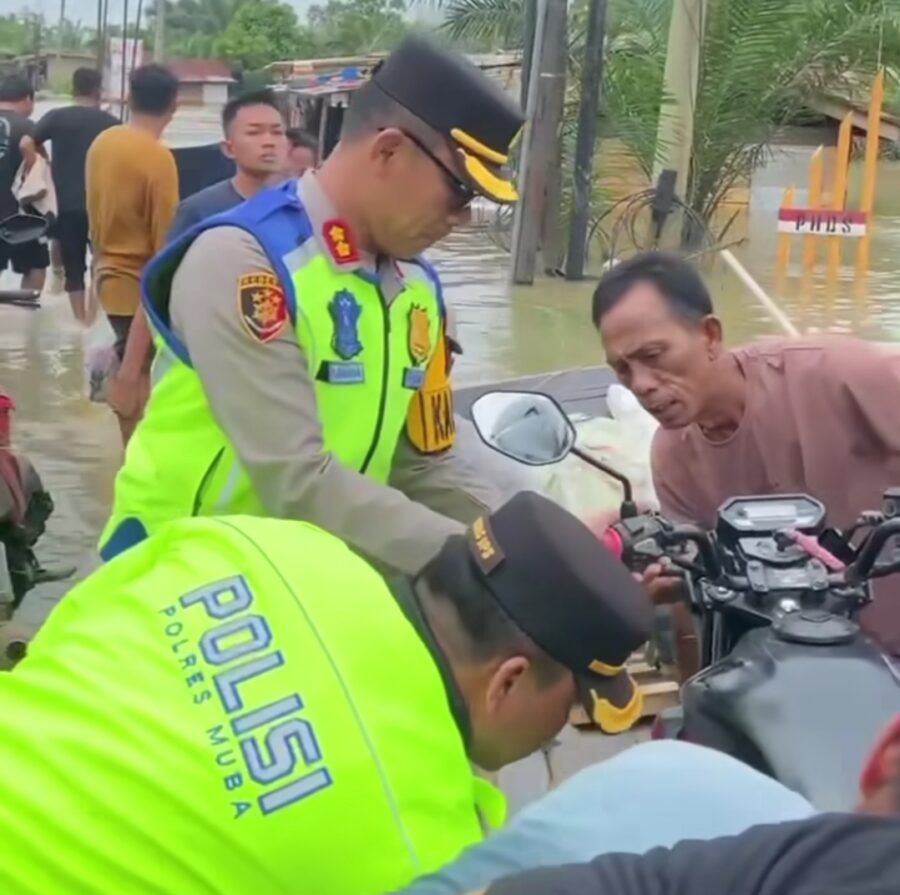 Banjir Lintas Timur Sumatera Palembang-Jambi, Dihimbau Melalui Lintas Tengah